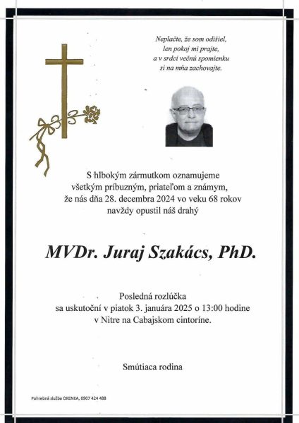 Smútočné oznámenie_Szakács